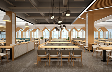 食堂设计 | 湖南食品药品职业学院食堂设计